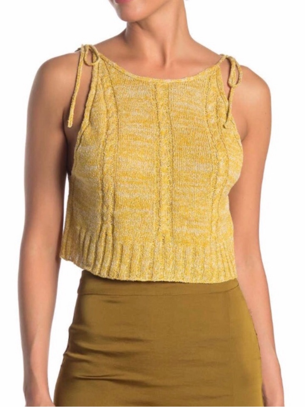🍯🍌Free People - Bombshell Tank in Hawaii Honey Size SX/M